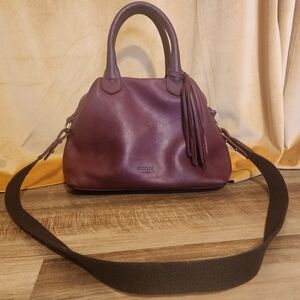 Margot Burgundy/brown Leather Handbag